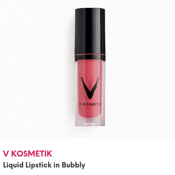 V Kosmetik Liquid Lipstick in Bubbly Set of 2 NWT - Picture 1 of 5